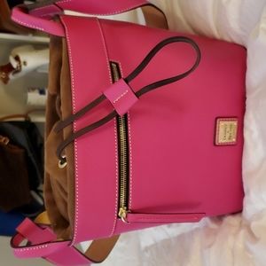 Dooney and Bourke hot pink Hobo bag